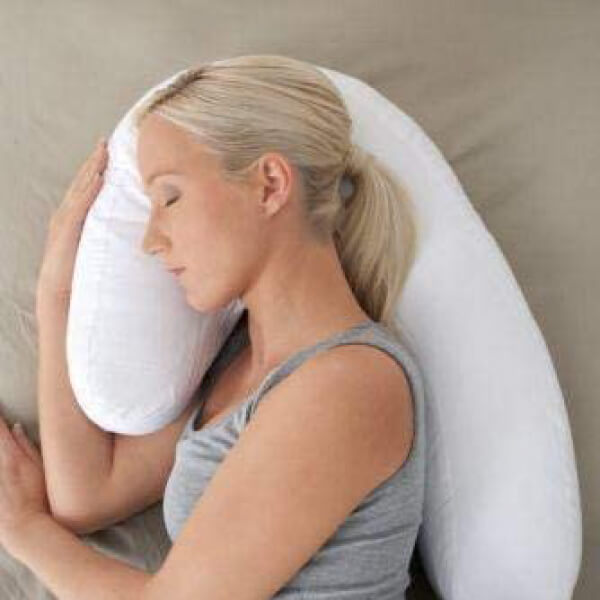Sleep Buddy Side Sleeper Contour Pillow Orthopedic Support for