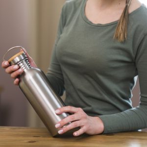 self cleaning water bottle