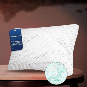 Snuggle Pedic Ultra Luxury Bamboo Shredded Memory Foam Pillow