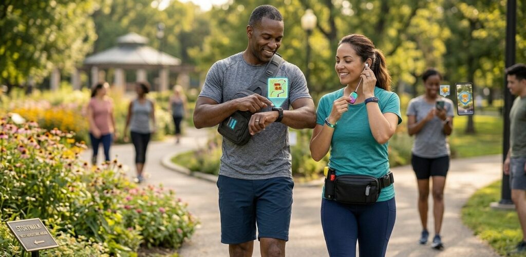 Walking Gadgets for Motivation and Fun