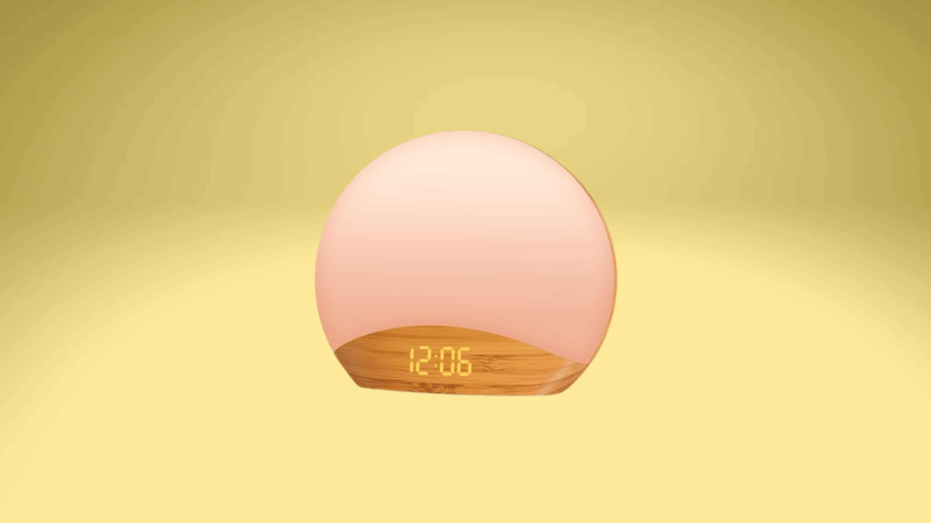3. REACHER Wood Grain Clock