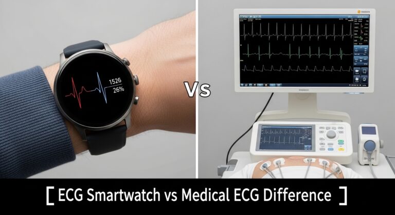 ECG Smartwatch vs Medical ECG Difference: What You Must Know